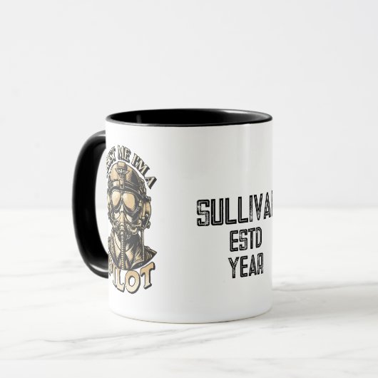 Pilotprogramm für coolen Not leidenden Individuell Tasse (Vorderseite Links)