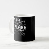 Pilotprogramm für Crazy Airplane Watching Flugzeug Kaffeetasse (Vorderseite Links)