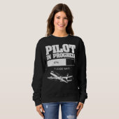Pilotprogramm für das künftige Flugzeug von Luftfa Sweatshirt (Vorne ganz)