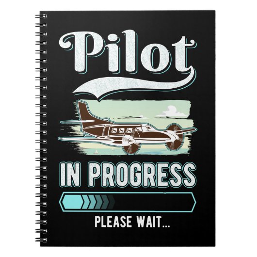Pilotprogramm für das Loten von Flugzeugen Notizblock (Vorderseite)