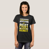 Pilotprogramm für das Luftfahrzeug-Flugzeug T-Shirt (Vorne ganz)