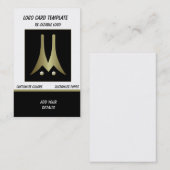 Pilotprogramm für die Einführung von Gold-Drohne-F Visitenkarte (Vorne/Hinten)