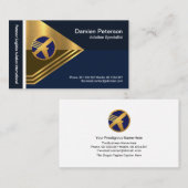 Pilotprogramm für die Logistik von Creative Gold-P Visitenkarte (Vorne/Hinten)