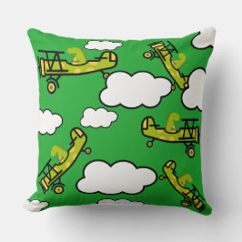 Pilotprogramm für Dinosaurier Kinderzimmer Art Kissen