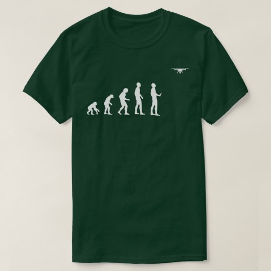 Pilotprogramm für Drohne-Evolution-Drohne  T-Shirt (Design vorne)