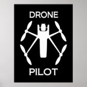 Pilotprogramm für Drohne in Klassen Poster (Vorne)
