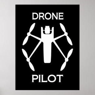 Pilotprogramm für Drohne in Klassen Poster