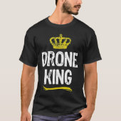Pilotprogramm für Drohne King Men Cool T-Shirt (Vorderseite)
