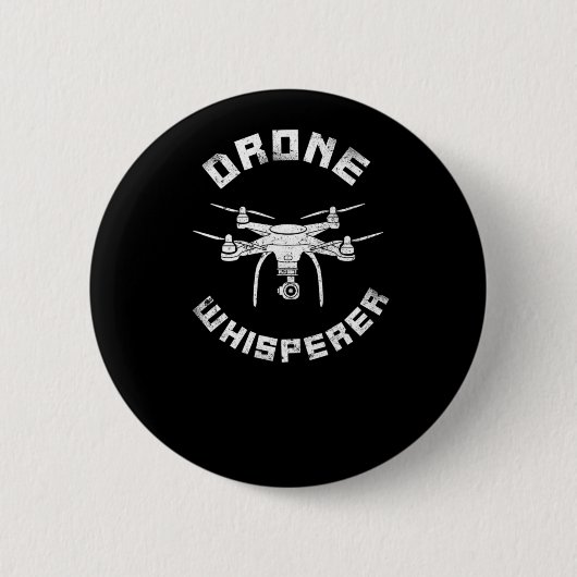 Pilotprogramm für Drohnenflüster Button (Vorderseite)
