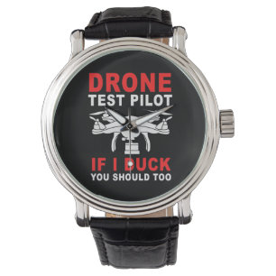 Pilotprogramm für Drohnenprüfungen Armbanduhr