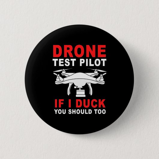 Pilotprogramm für Drohnenprüfungen Button (Vorderseite)