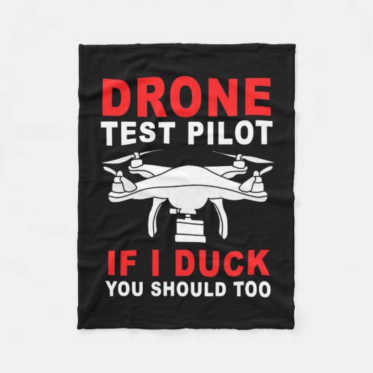 Pilotprogramm für Drohnenprüfungen Fleecedecke (Vorderseite)