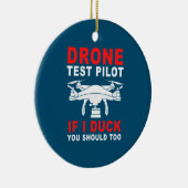 Pilotprogramm für Drohnenprüfungen Keramik Ornament (Rechts)