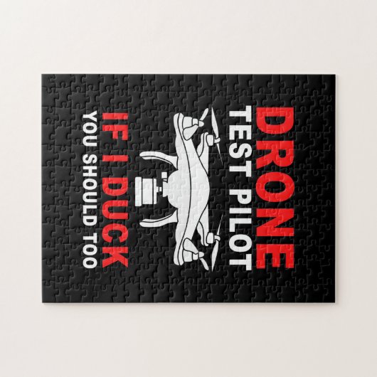 Pilotprogramm für Drohnenprüfungen Puzzle (Horizontal)