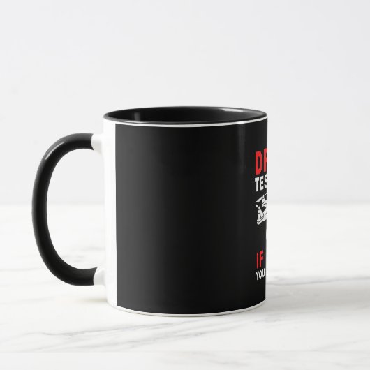 Pilotprogramm für Drohnenprüfungen Tasse (Links)