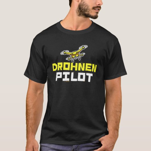 Pilotprogramm für Drohnenrc-Quadcopter T-Shirt (Vorderseite)