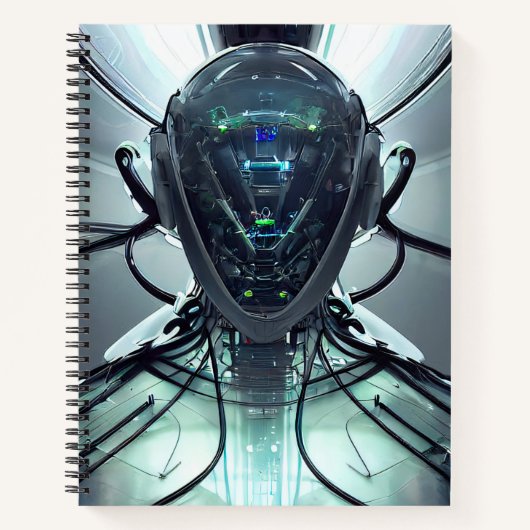 Pilotprogramm für Droid-Fighter-Kämpfer im virtuel Notizblock (Vorderseite)