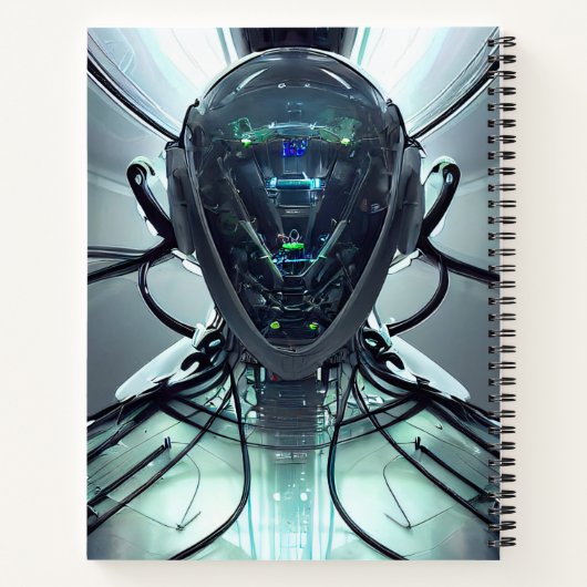 Pilotprogramm für Droid-Fighter-Kämpfer im virtuel Notizblock (Rückseite)