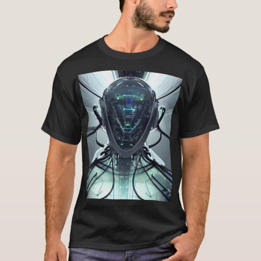 Pilotprogramm für Droid-Fighter-Kämpfer im virtuel T-Shirt (Vorderseite)
