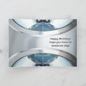 Pilotprogramm für Droid Fighter Pilot von Sci-Fi C Karte (Innenseite)