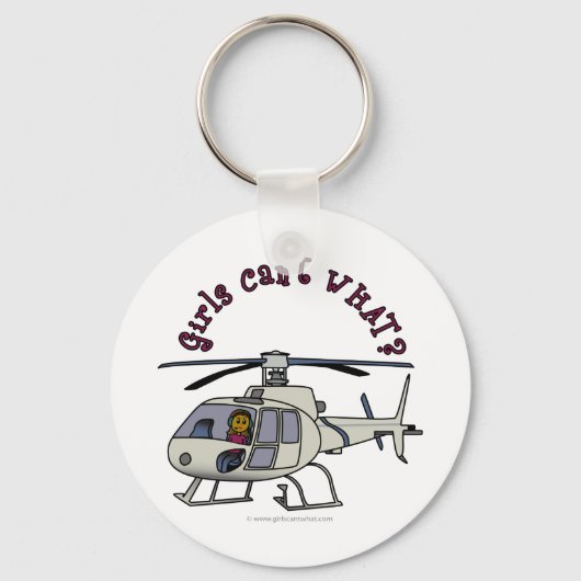 Pilotprogramm für Dunkelhubschrauber Schlüsselanhänger (Vorderseite)