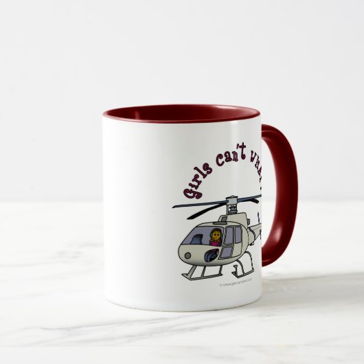 Pilotprogramm für Dunkelhubschrauber Tasse (VorderseiteRechts)