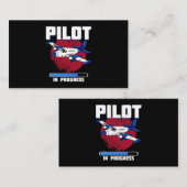 Pilotprogramm für einen künftigen Pilotakt Visitenkarte (Vorne/Hinten)