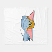 Pilotprogramm für Elefanten Fleecedecke (Vorderseite (Horizontal))