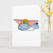 Pilotprogramm für Elefanten Karte (Gelbe Blume)