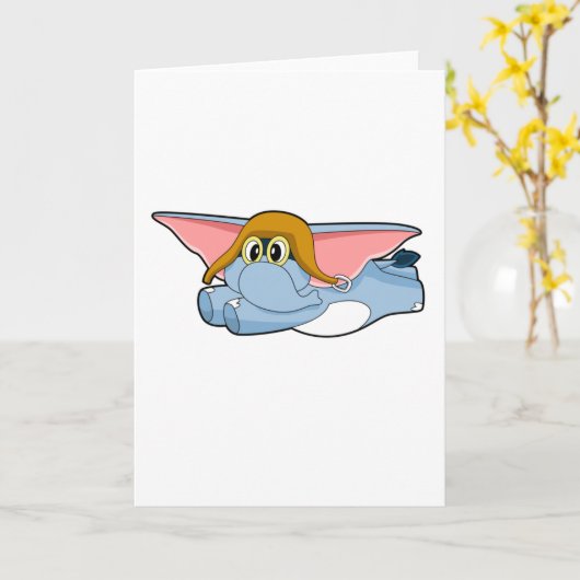 Pilotprogramm für Elefanten Karte (Gelbe Blume)