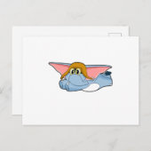 Pilotprogramm für Elefanten Postkarte (Vorne/Hinten)