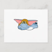 Pilotprogramm für Elefanten Postkarte (Vorderseite)