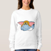 Pilotprogramm für Elefanten Sweatshirt (Vorderseite)