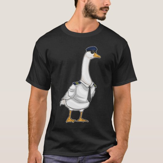 Pilotprogramm für Enten T-Shirt (Vorderseite)