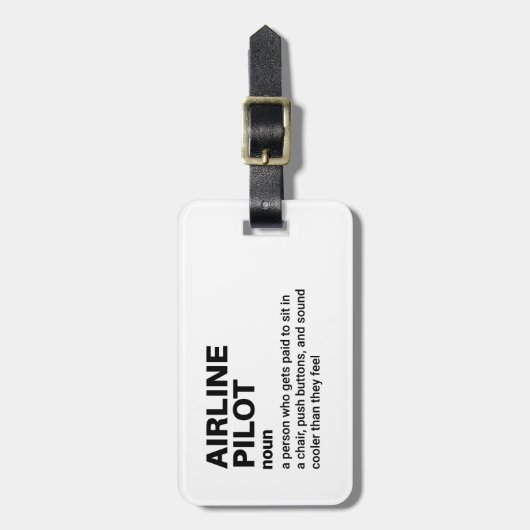 Pilotprogramm für Fluggesellschaften - Definition Gepäckanhänger (Vorderseite vertikal)