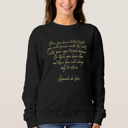 Pilotprogramm für Flugquotenflugzeuge Leonardo Sweatshirt (Vorderseite)