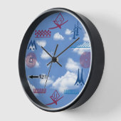 Pilotprogramm für Flugsymbolen Uhr (Winkel)