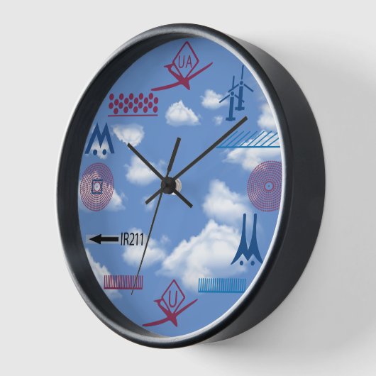 Pilotprogramm für Flugsymbolen Uhr (Winkel)