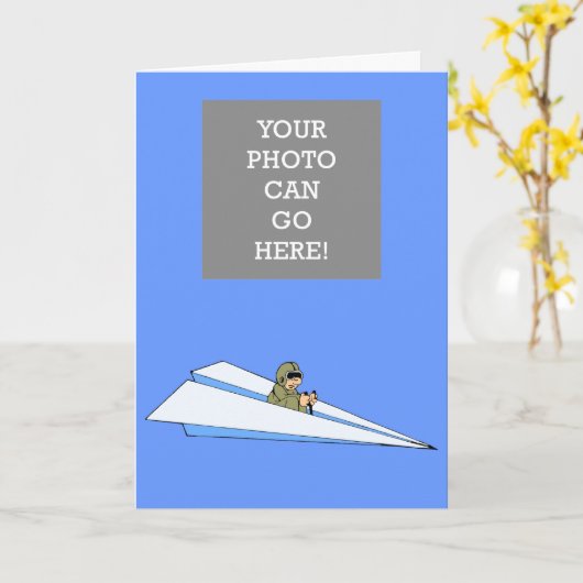 Pilotprogramm für Funny Paper Karte (Gelbe Blume)