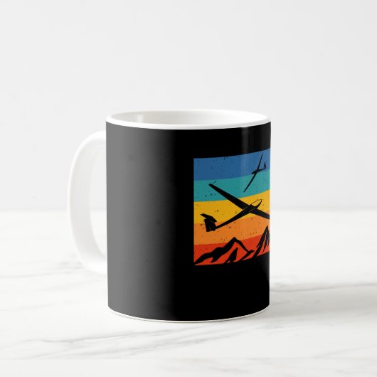 Pilotprogramm für Gleitschirmflieger Kaffeetasse (Vorderseite Links)