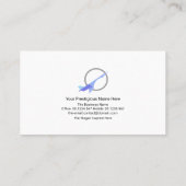 Pilotprogramm für globale Verbindungen im Luftverk Visitenkarte (Rückseite)