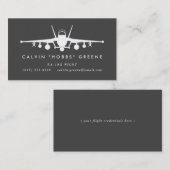 Pilotprogramm für Growler-Kämpfer der EA-18G mit e Visitenkarte (Vorne/Hinten)