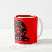 Pilotprogramm für Hobby Drone Zweifarbige Tasse (VorderseiteRechts)