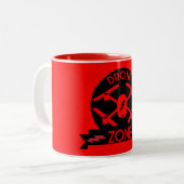 Pilotprogramm für Hobby Drone Zweifarbige Tasse (Vorderseite Links)