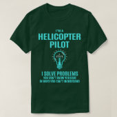 Pilotprogramm für Hubschrauber I Problemlösung Ges T-Shirt (Design vorne)