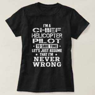 Pilotprogramm für Hubschrauber T-Shirt