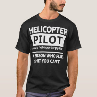 Pilotprogramm für Hubschrauber T-Shirt