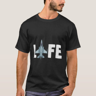 Pilotprogramm für Jet Fighter Life Jet Flugzeug T-Shirt