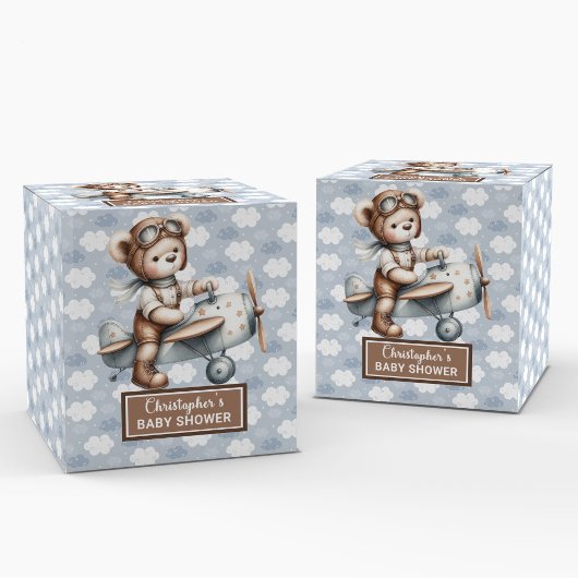 Pilotprogramm für klassische Teddybären Blue Baby  Geschenkschachtel