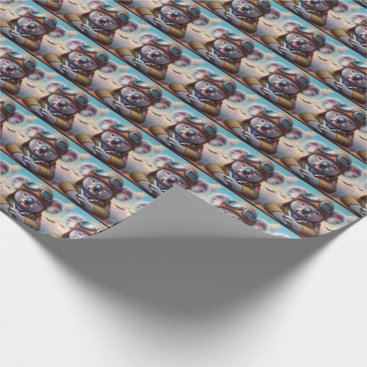 Pilotprogramm für Koala Geschenkpapier (Ecke)